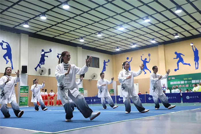 衡阳市第十一届运动会成年组太极拳比赛在蒸湘区开赛